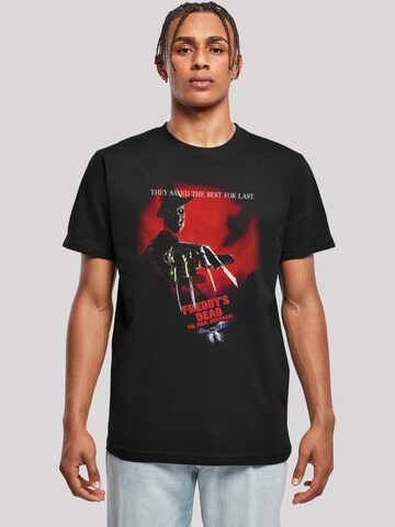 T-Shirt F4NT4STIC en noir : devant