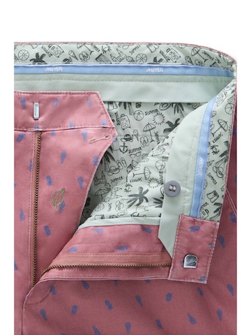 MEYER Regular Trousers in Red