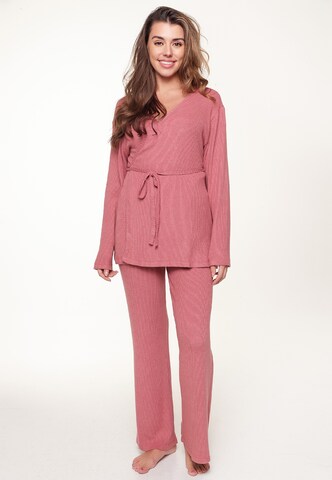 LingaDore Pyjama in Roze: voorkant