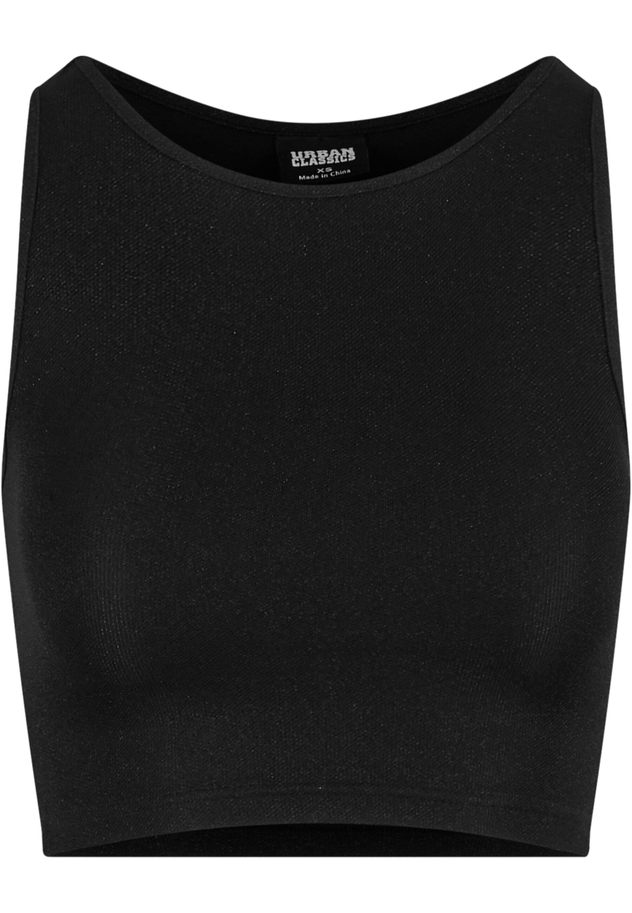 Urban Classics Top – černá: přední strana