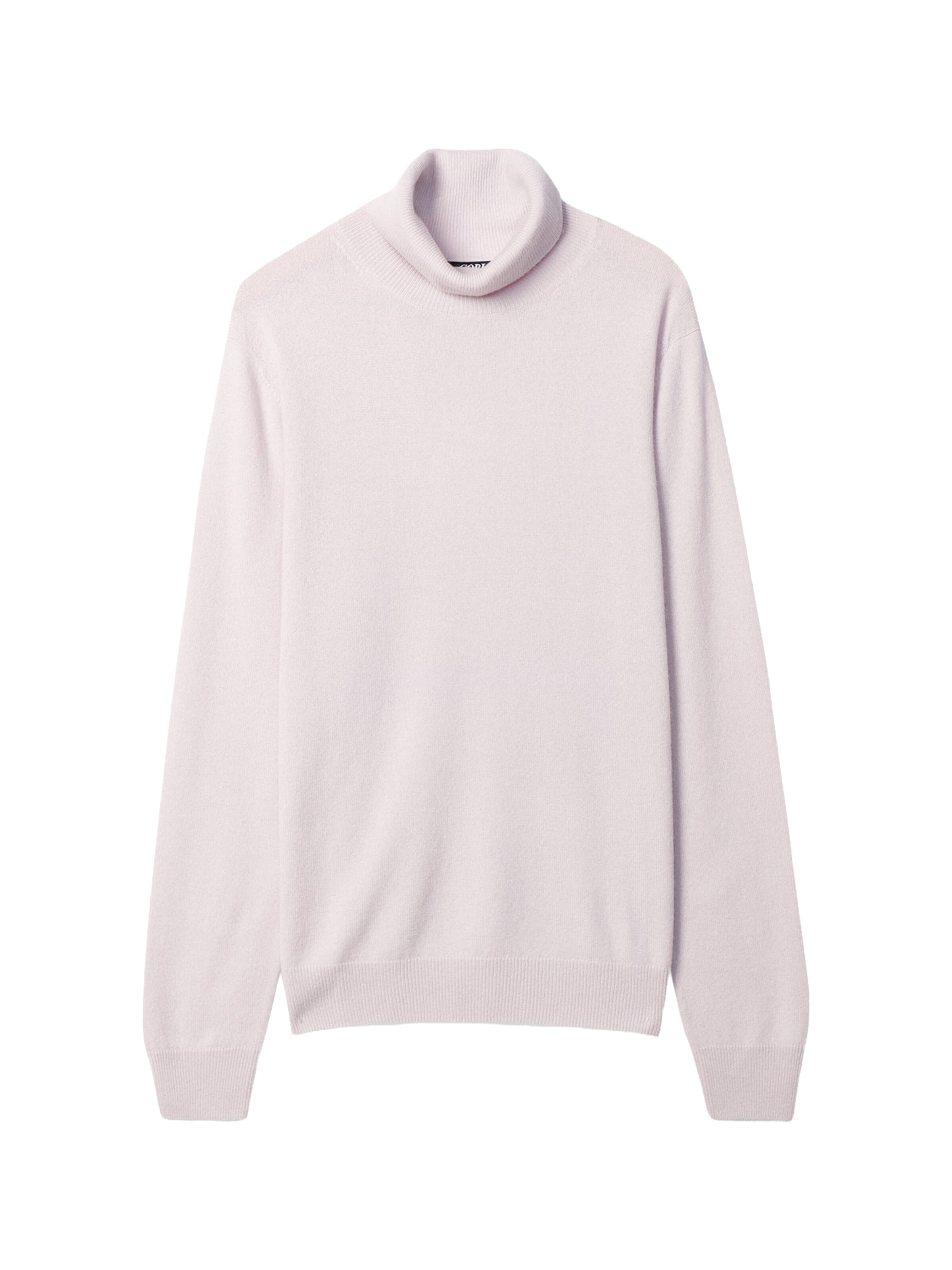 GOBI Cashmere Sweater 'Men's Essential Turtleneck Cashmere Sweater' in Purple: front