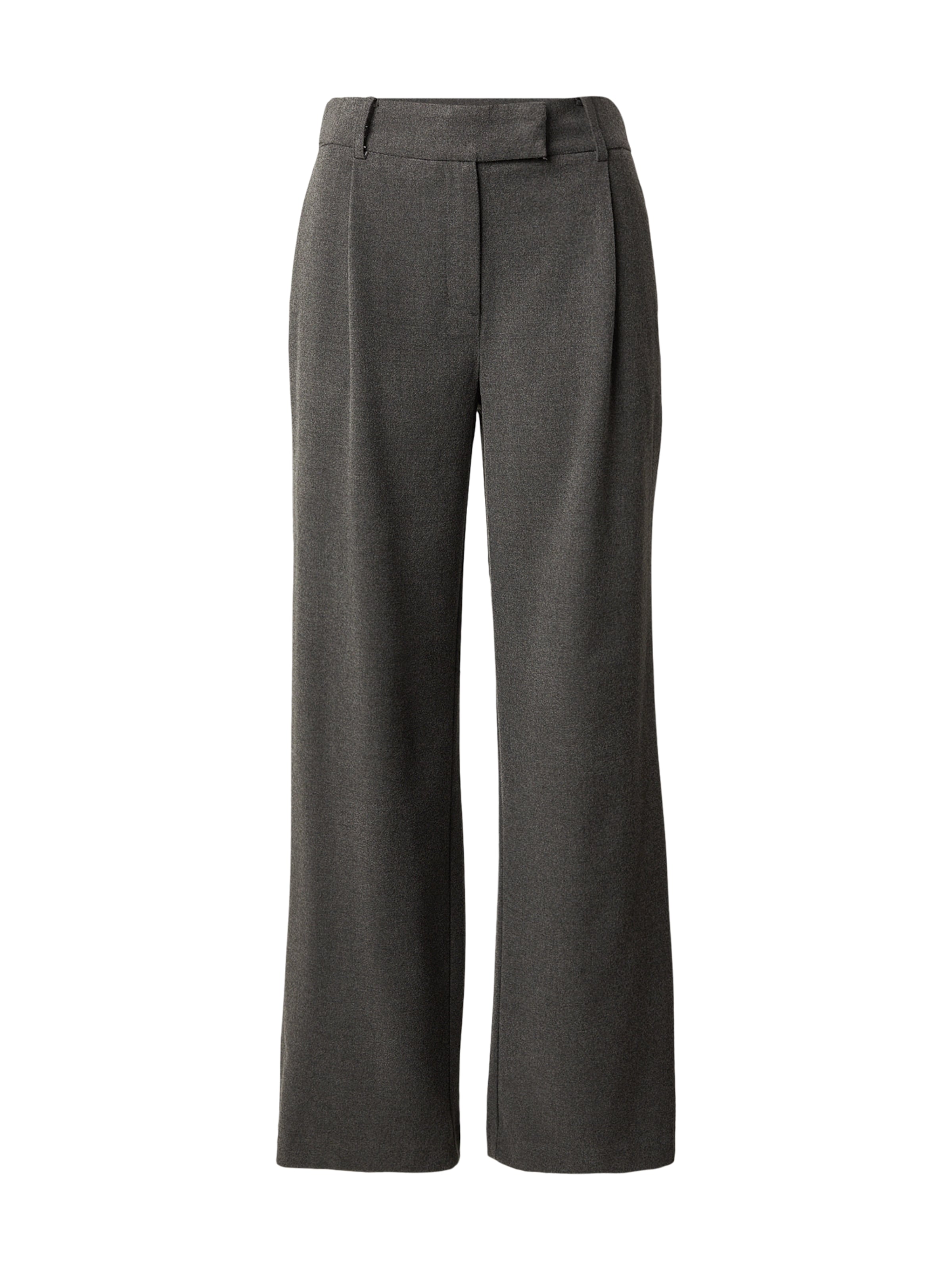 ONLY Szabványos Élére vasalt nadrágok 'ONLDeluxe' - szürke: elől