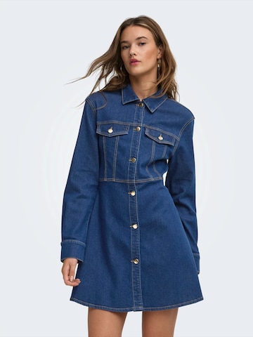 Robe-chemise 'ONLLAURA' ONLY en bleu : devant