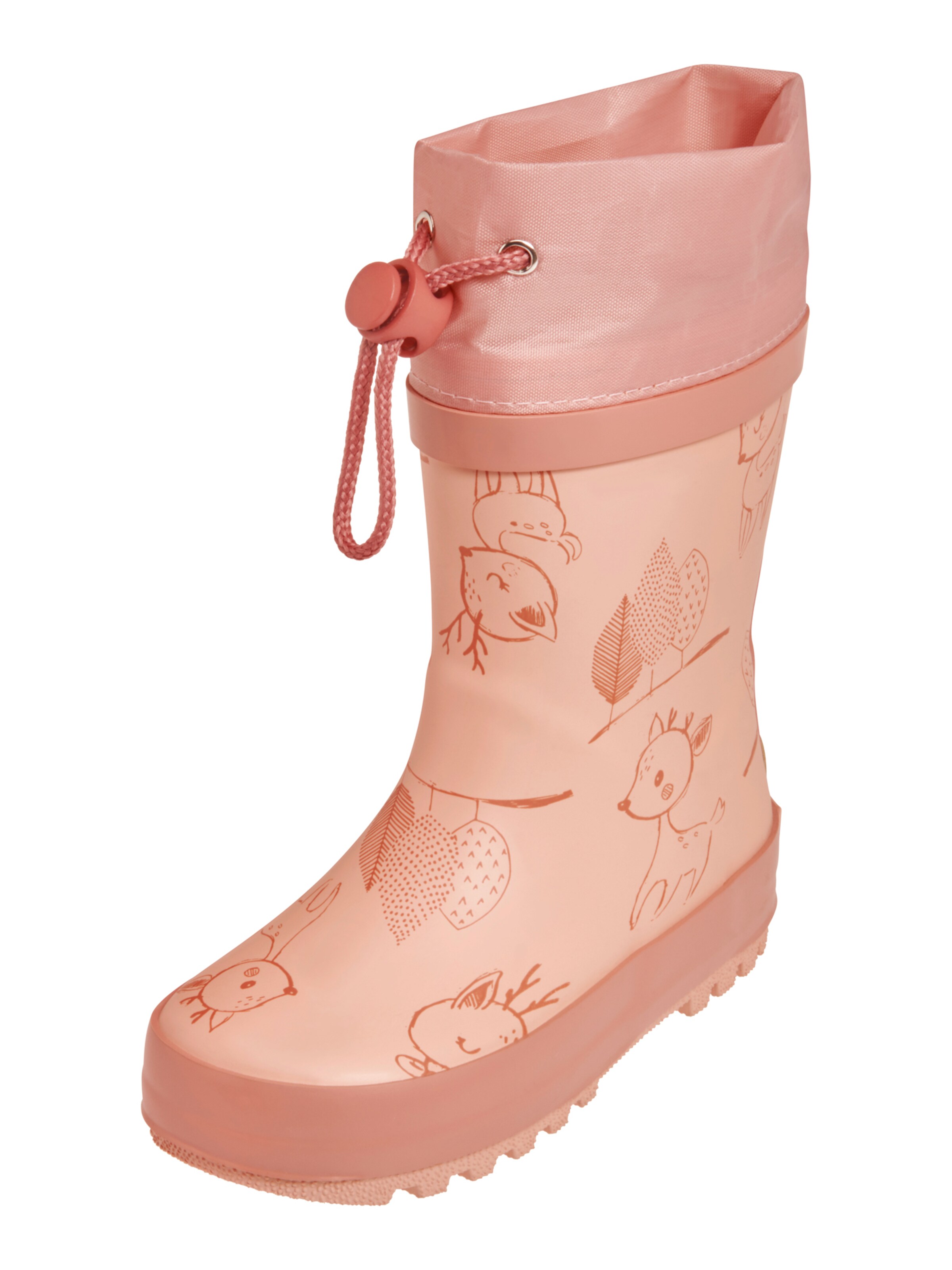 PLAYSHOES Резиновые сапоги в Ярко-розовый: спереди