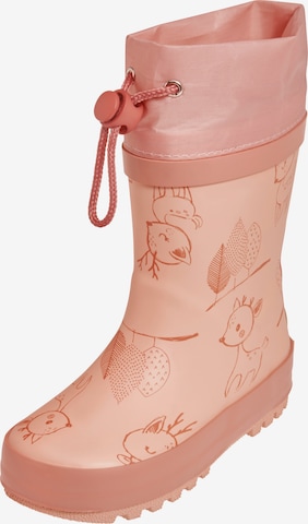 rožinė PLAYSHOES Guminiai batai: priekis