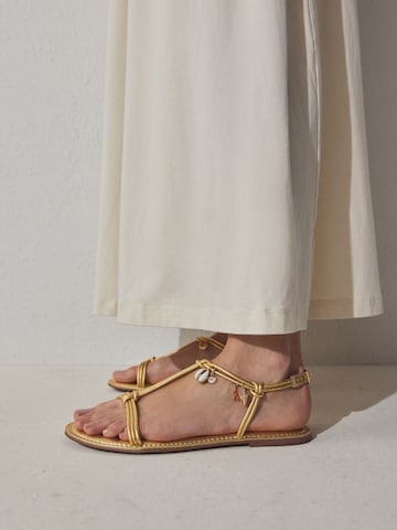 Sandales 'Forever Comfort®' Next en or