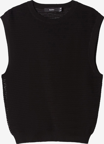 Bershka Slipover in Black: front