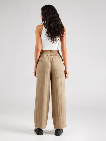 SELECTED FEMME Wide Leg Hose 'SLFVIVA' in Grün