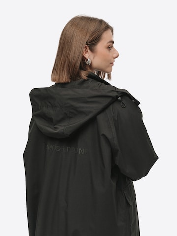 Kubota Overgangsparka 'Kubota Women's Oversized Rainjacket Waterproof Parka' i sort