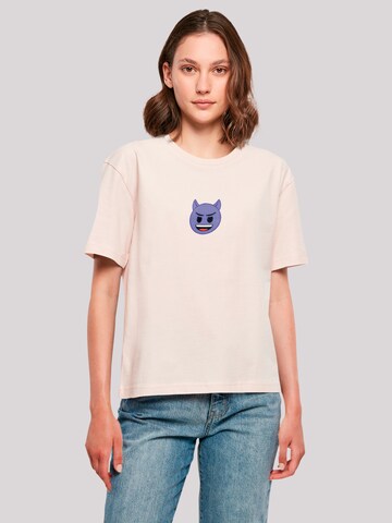 T-shirt emoji couture en rose : devant