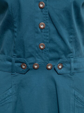 Queen Kerosin Dress in Blue