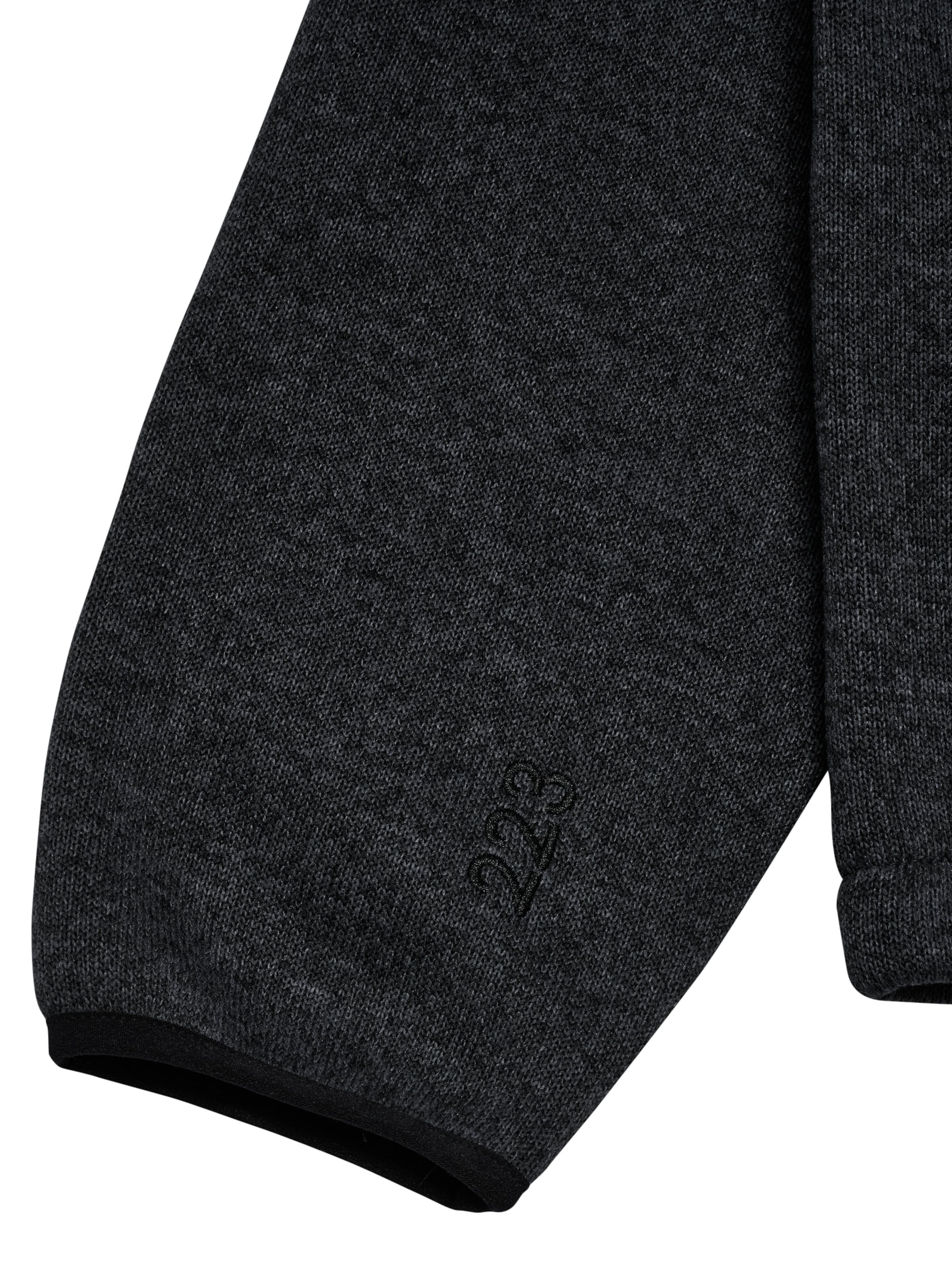 HALO Gebreid vest in Zwart