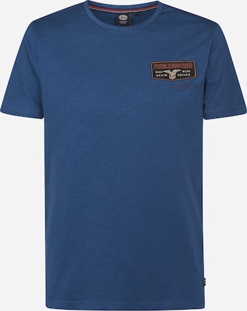 Petrol Industries T-shirt i blå: framsida