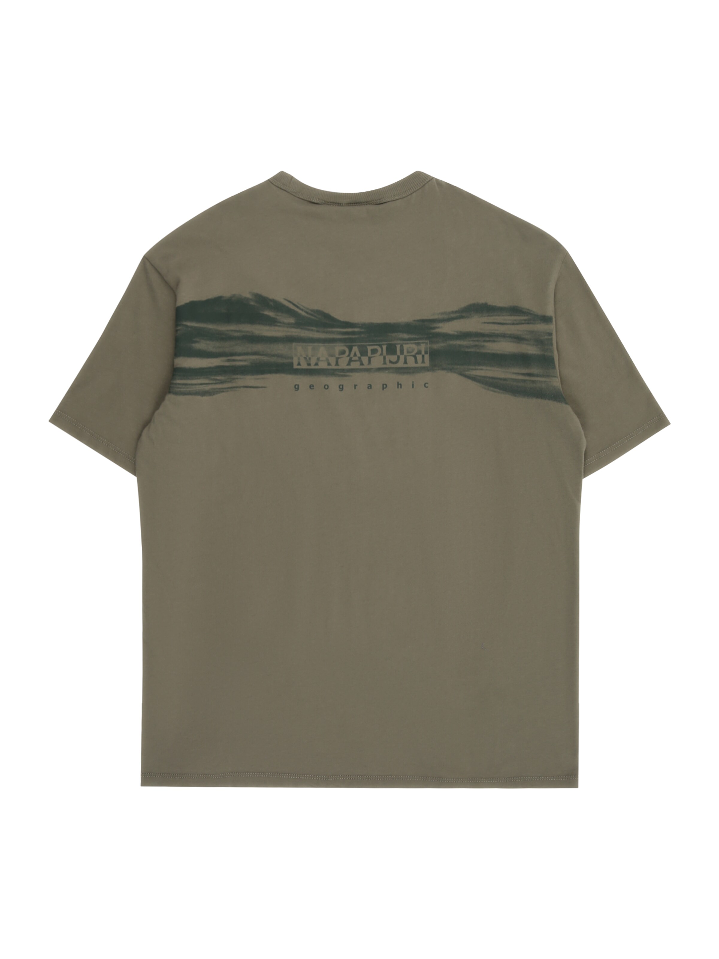 NAPAPIJRI Μπλουζάκι 'S-AHR' σε πράσινο