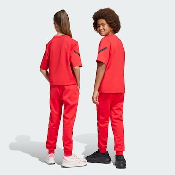 ADIDAS SPORTSWEAR Tapered Sporthose ' Z.N.E. ' in Rot