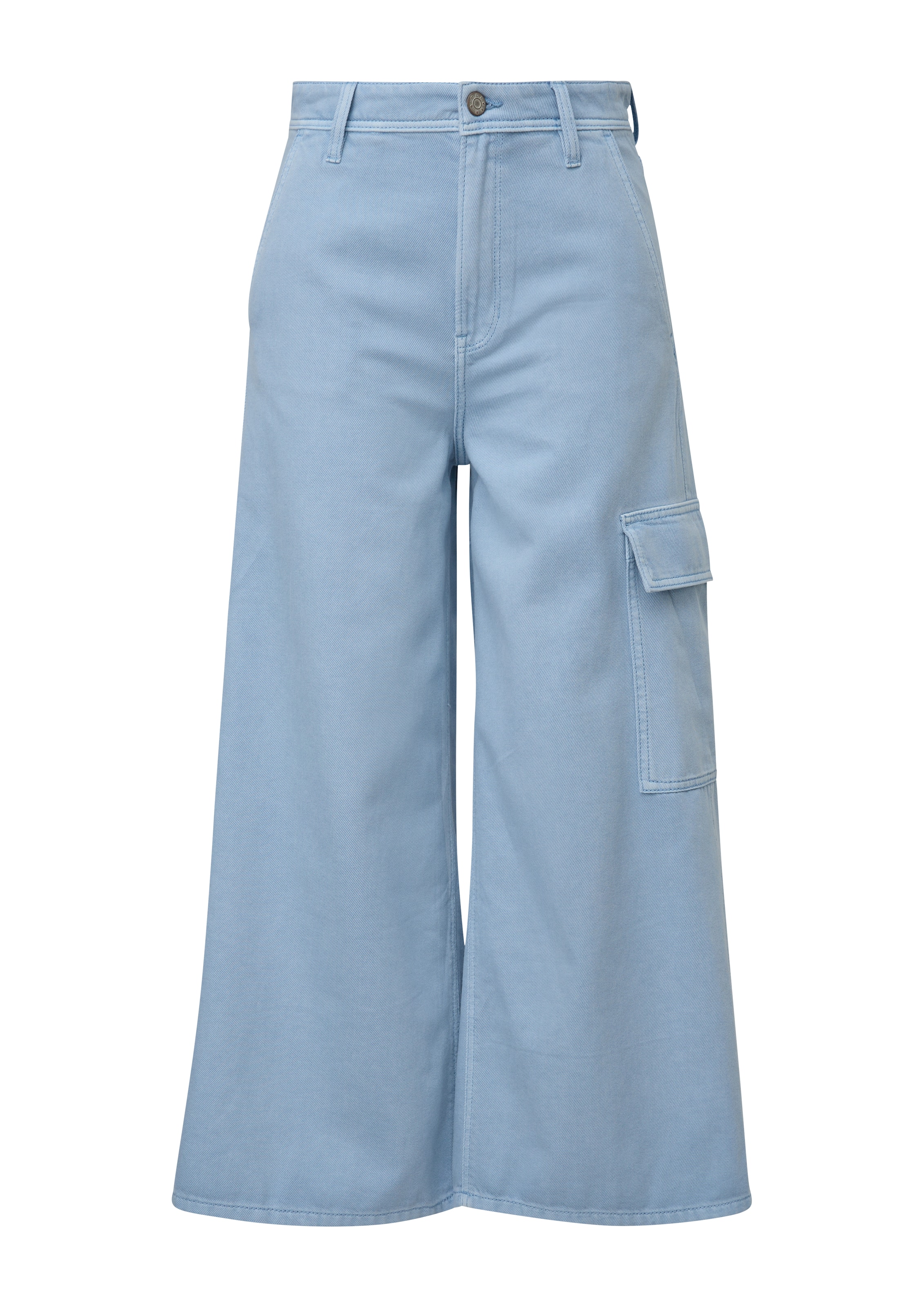 s.Oliver Wide Leg Jeans in Blau: Vorderseite