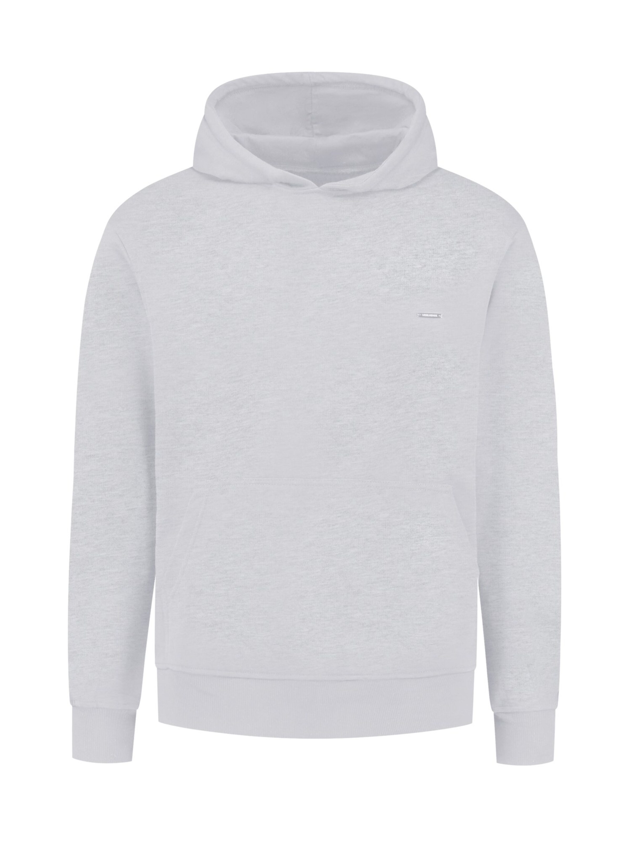 Smilodox Sweatjacke in Grau: Vorderseite