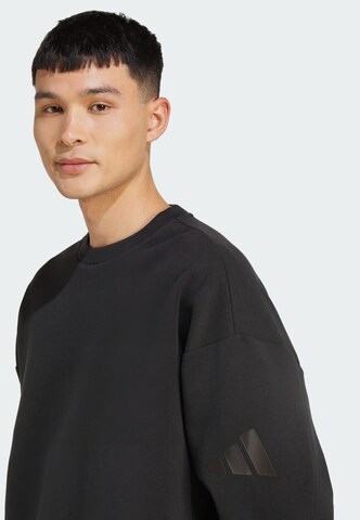 Felpa sportiva 'Soft Lux' di ADIDAS SPORTSWEAR in nero