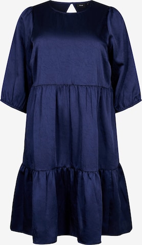 Zizzi Sukienka 'Stine' w kolorze niebieski: przód