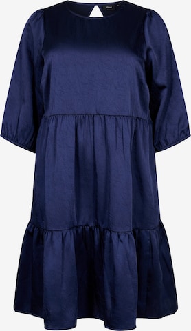 Zizzi Dress 'Stine' in Blue: front