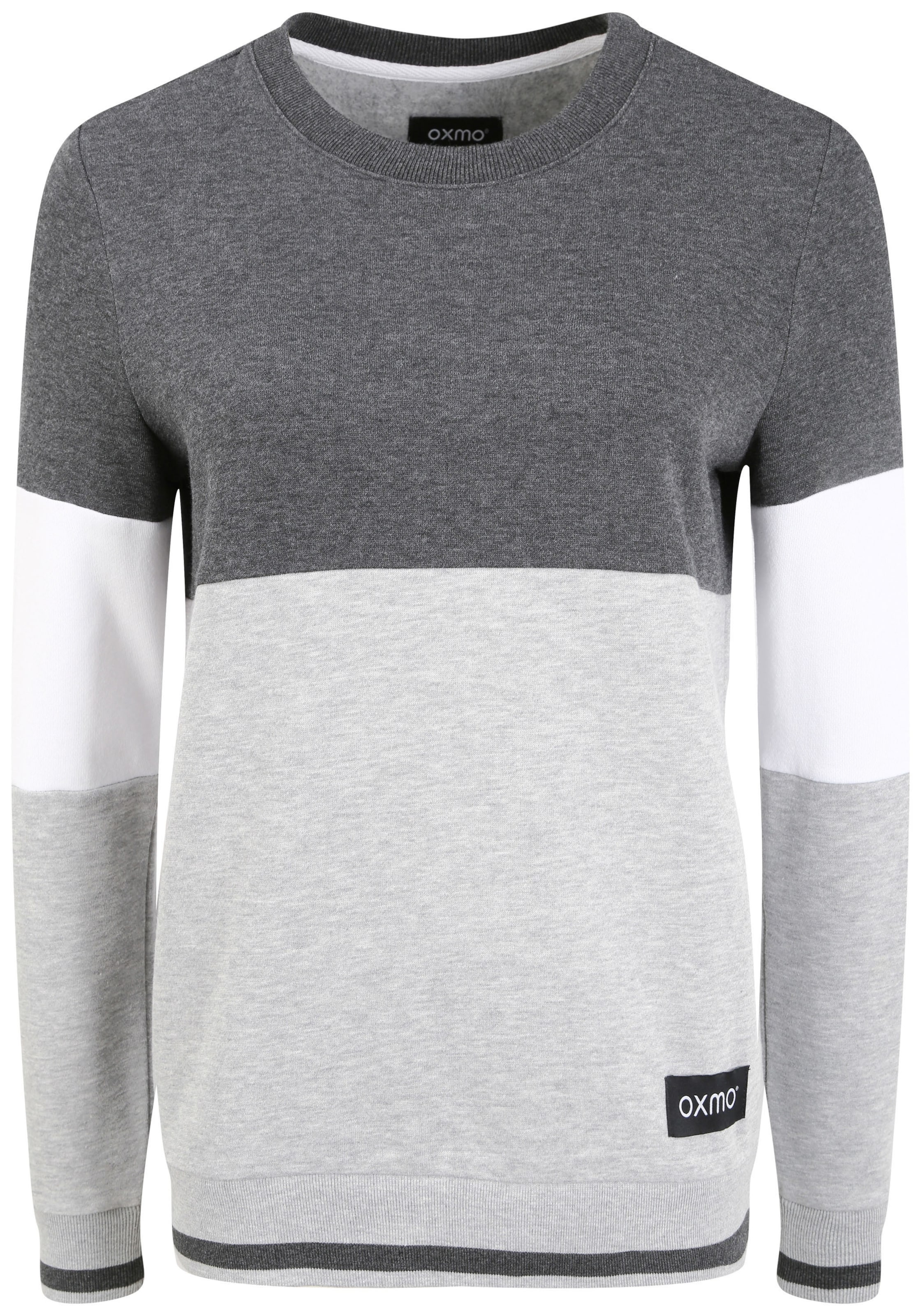 Felpa 'Omaya' di Oxmo in grigio: frontale