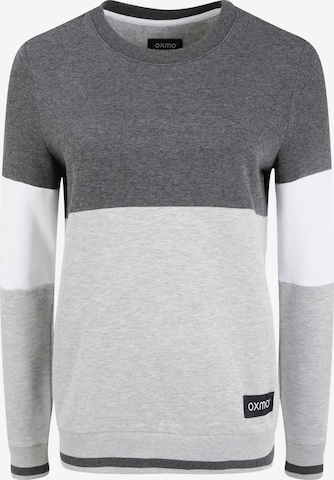 Oxmo Sweatshirt 'Omaya' in Grey: front