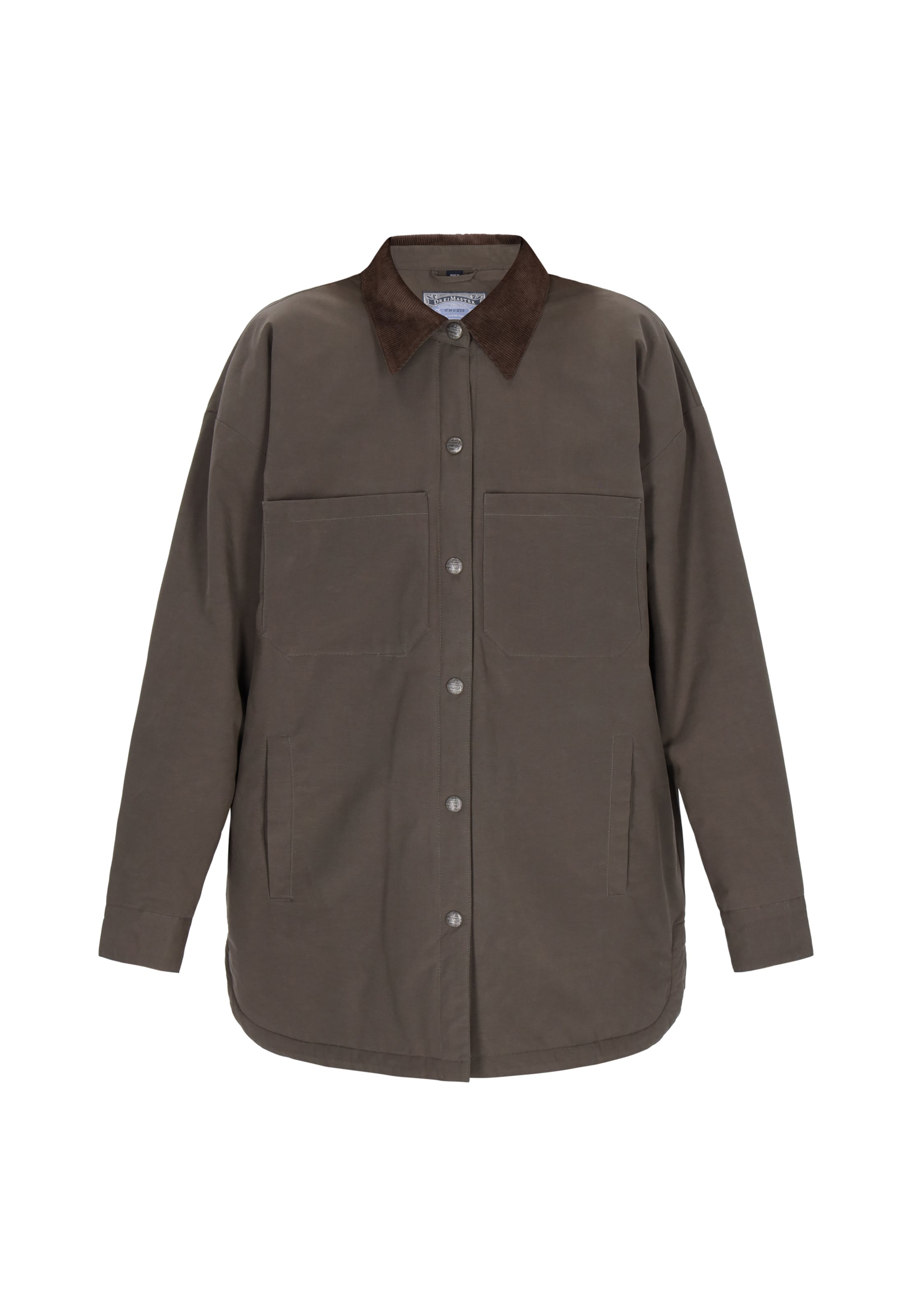 DreiMaster Vintage Φθινοπωρινό και ανοιξιάτικο μπουφάν σε πράσινο: μπροστά