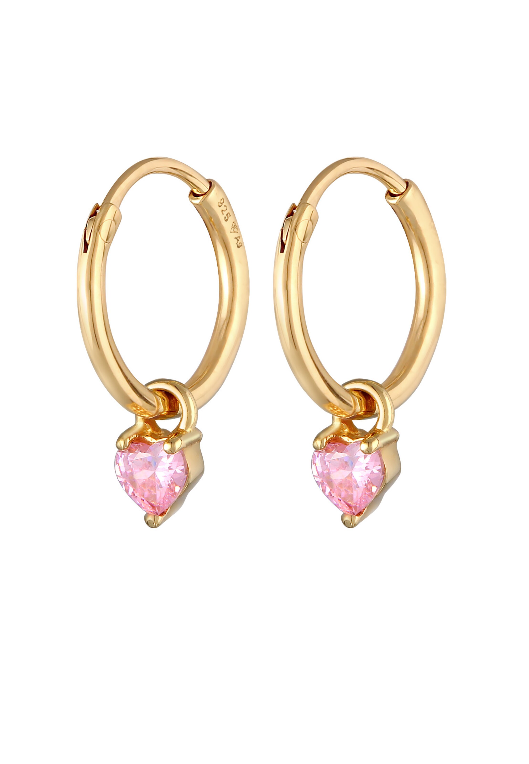 Boucles d'oreilles 'Herz' ELLI en or : devant