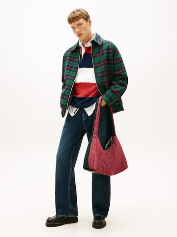 Tommy Jeans Φθινοπωρινό και ανοιξιάτικο μπουφάν σε πράσινο