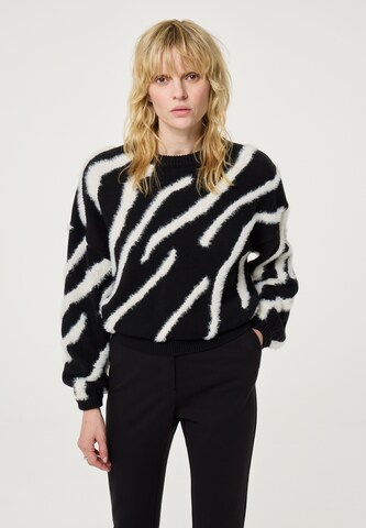 Pull-over Fabienne Chapot en noir : devant