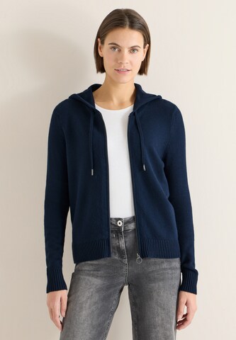 CECIL Knit Cardigan in Blue: front