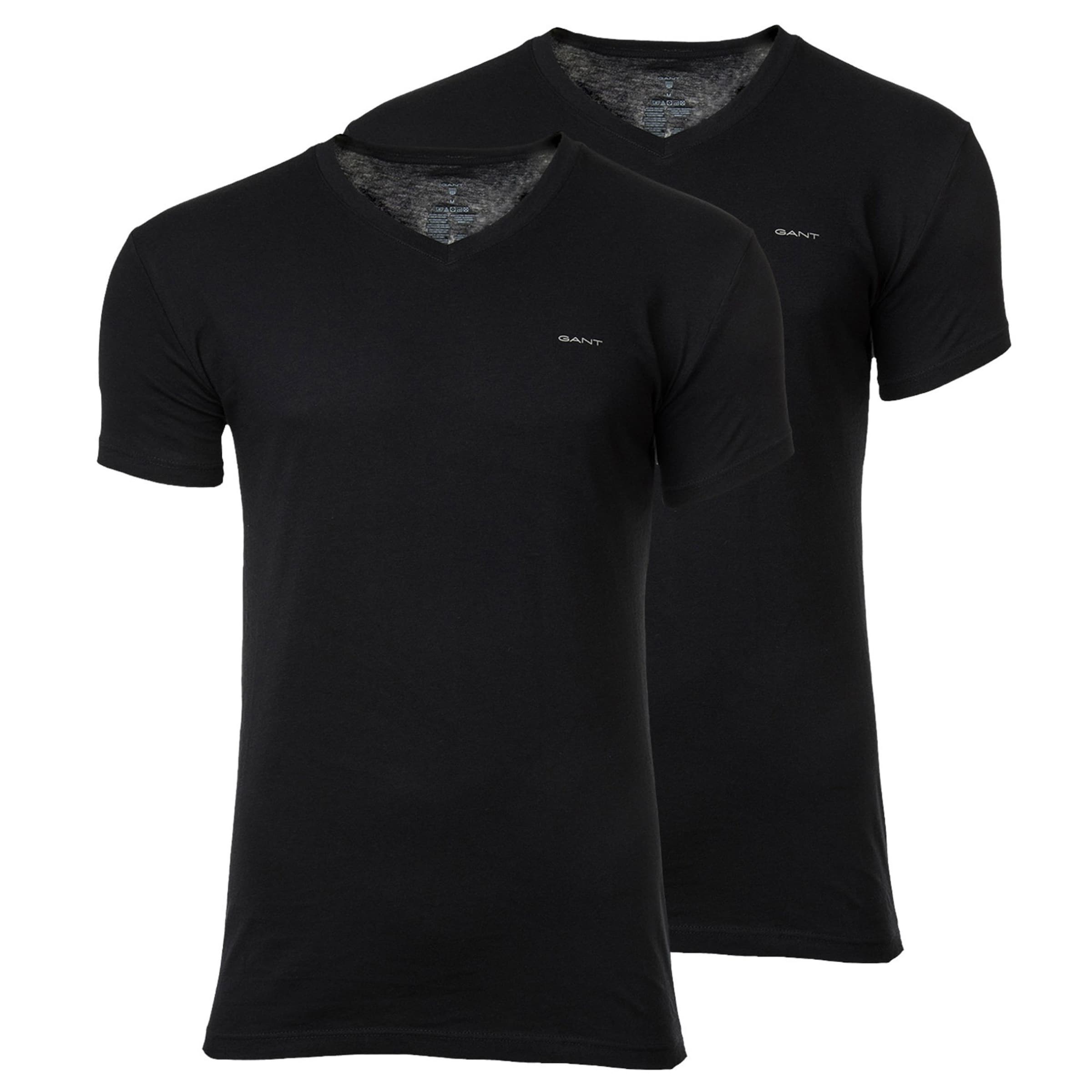 GANT T-Shirt in Schwarz: Vorderseite