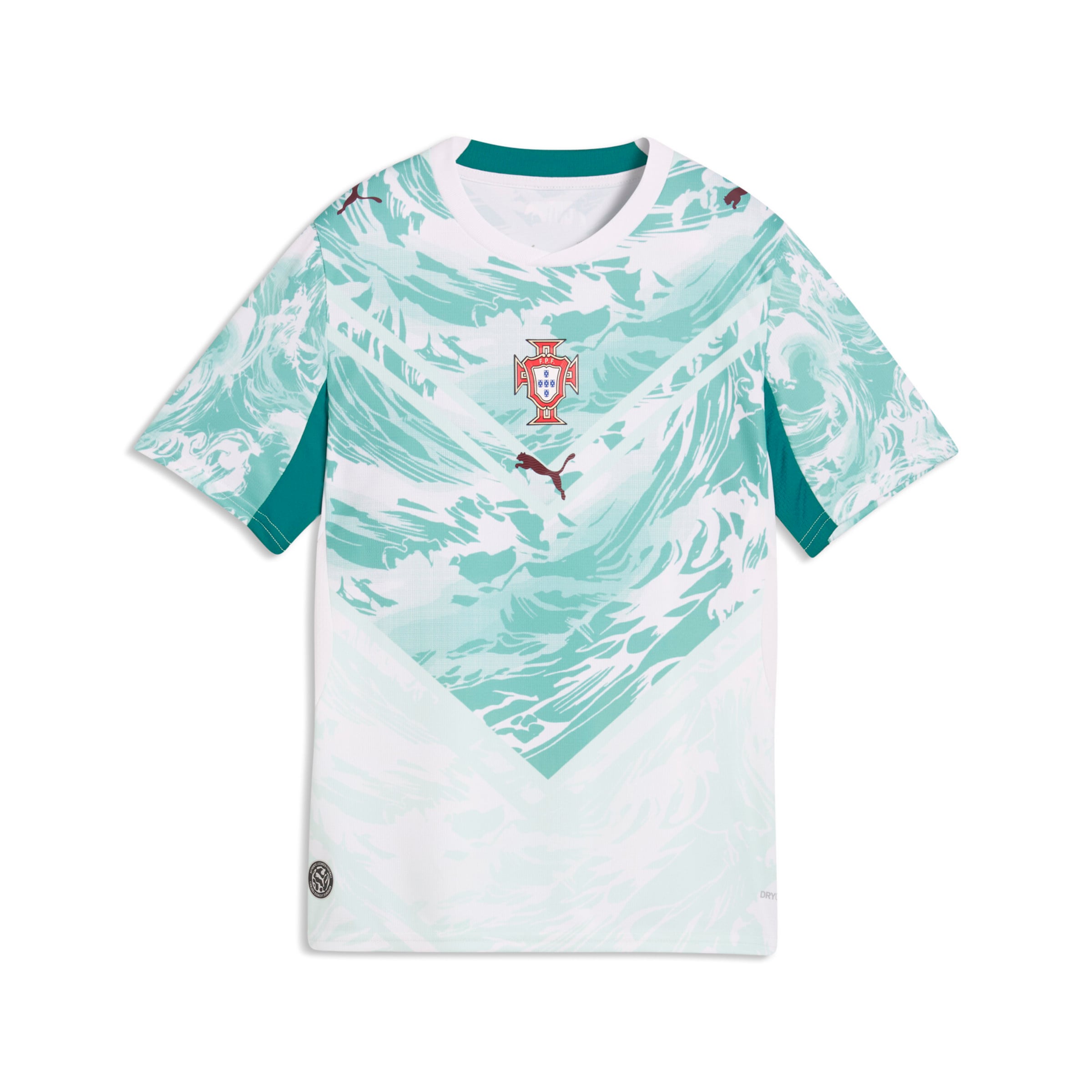 PUMA Performance shirt 'Portugal' in White: front