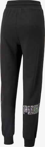 PUMATapered Sportske hlače 'POWER MONARCH' - crna boja