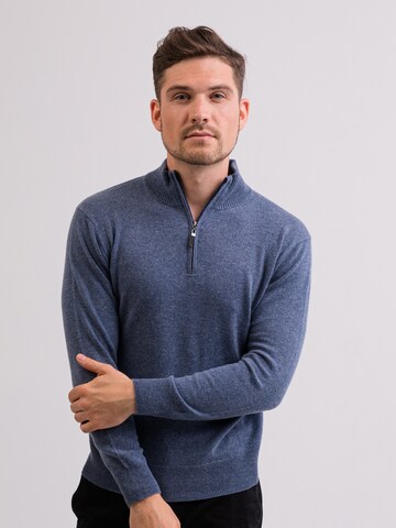 CASH-MERE.CH Sweater in Blue: front
