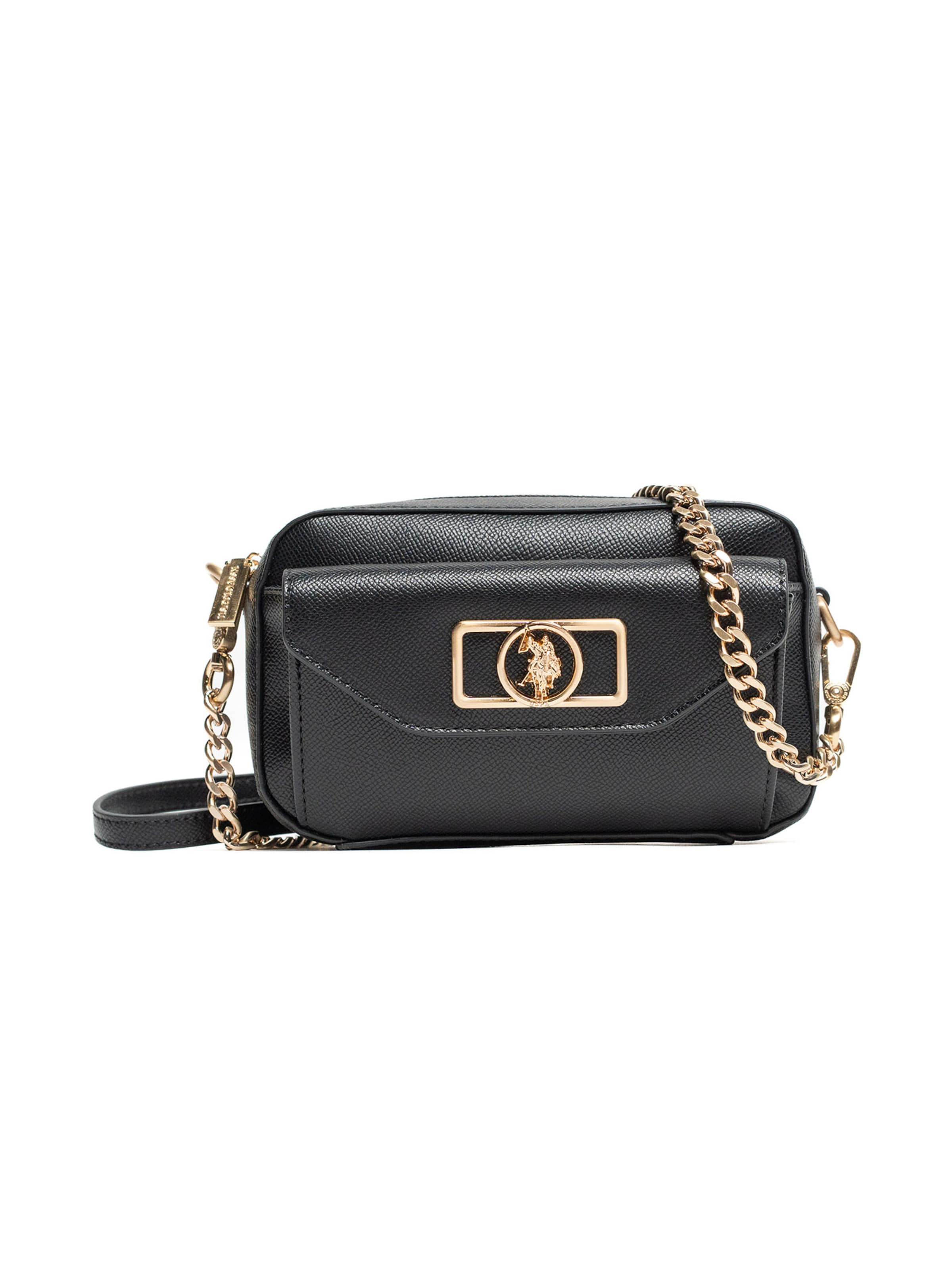 Borsa a spalla di U.S. POLO ASSN. in nero: frontale