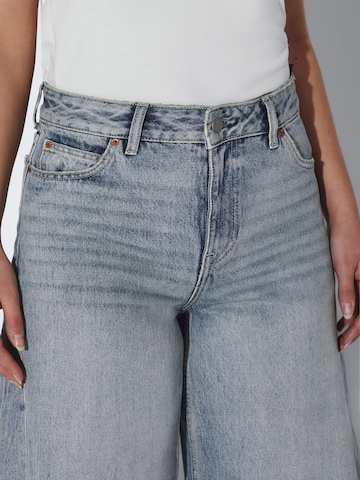 Dr. Denim Loosefit Jeans 'Nanci Mid Barrel Seam' in Blauw