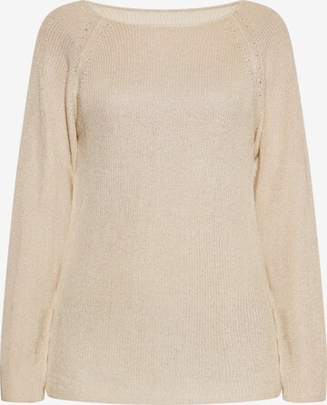 Pull-over faina en beige : devant