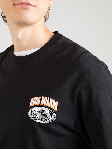 HUGO T-Shirt 'Nartupix' in Schwarz