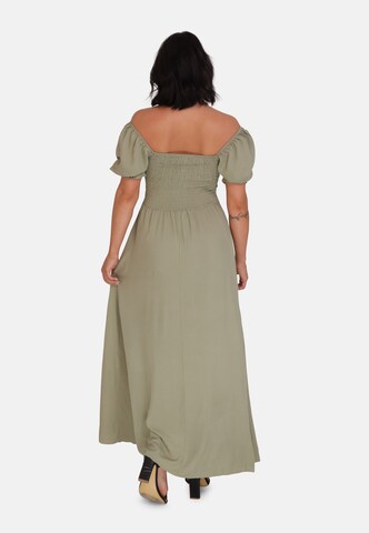Elara Summer Dress in Green