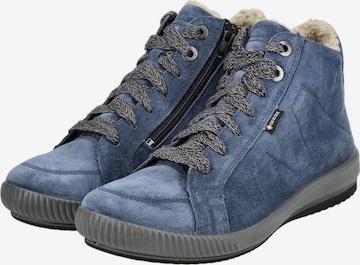 SUPERFIT Lace-Up Ankle Boots in Blue