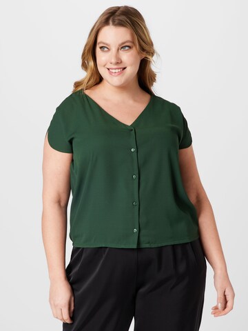 T-shirt 'Mariel' ABOUT YOU Curvy en vert : devant