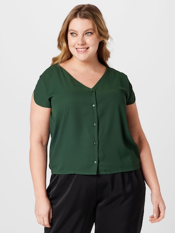 ABOUT YOU Curvy Shirt 'Mariel' in Green: front