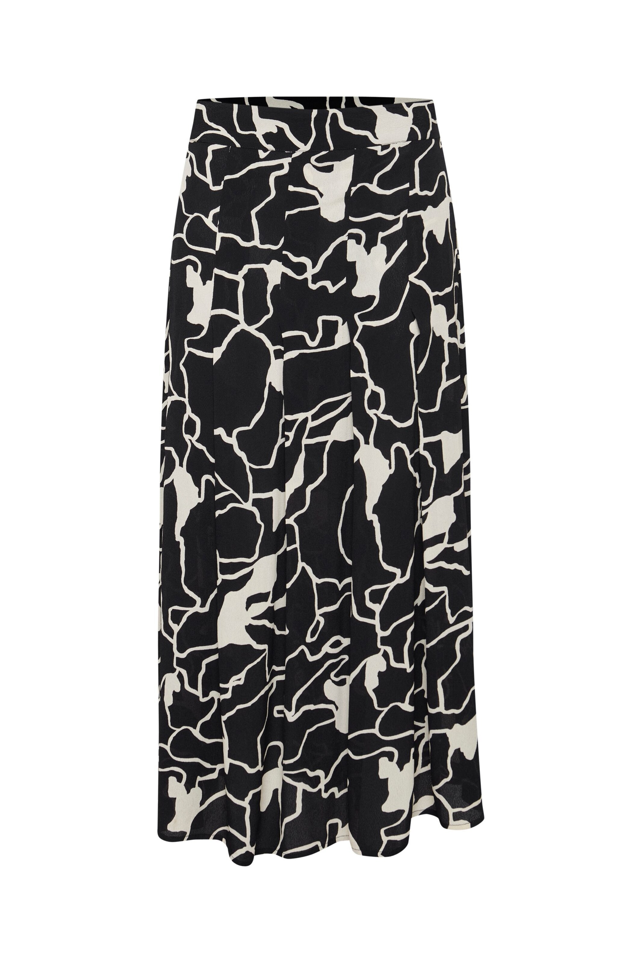 Fransa Nederdel 'Kay' i ecru / sort, Produktvisning