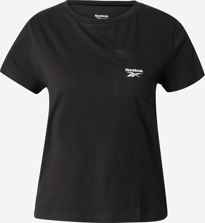 Reebok Shirt in schwarz / weiß, Produktansicht