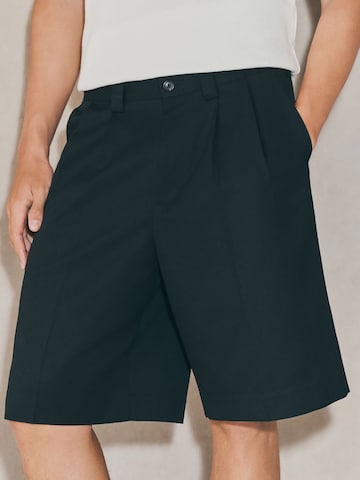 Wide Leg Pantalon à pince Next en noir : devant