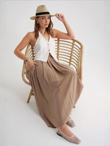 MixRay Skirt in Beige