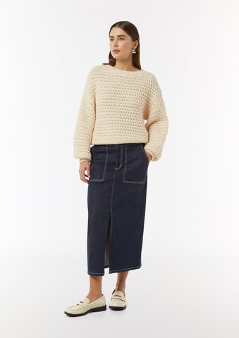 comma casual identity Pullover in Beige