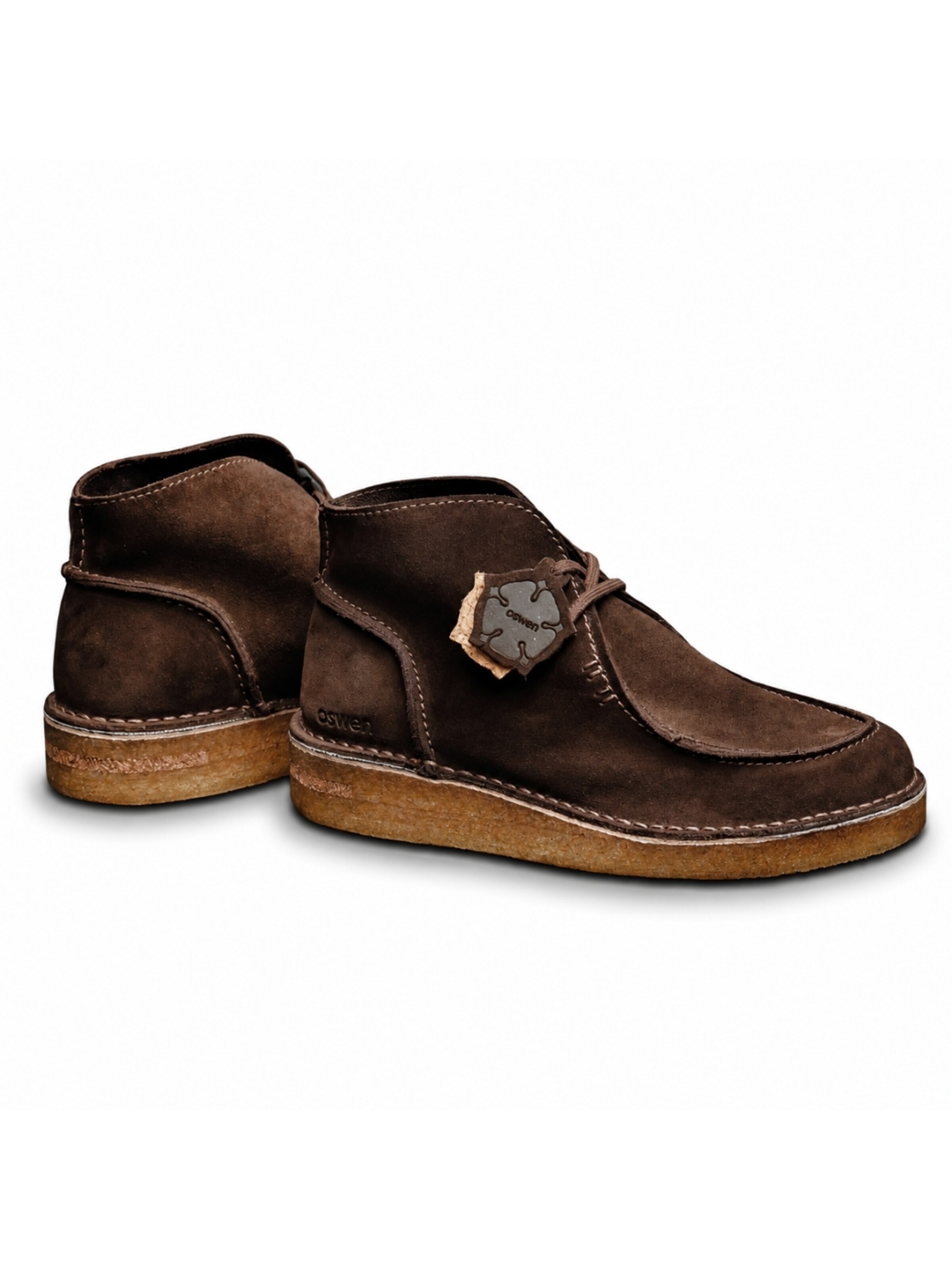 oswen Veterlaarzen 'Ewaldi Suede Boot' in Bruin