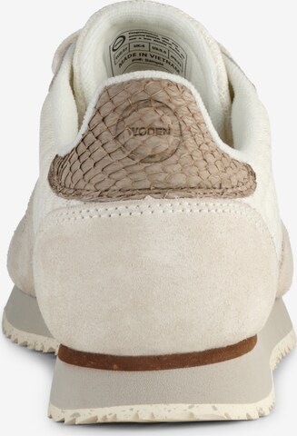 WODEN Låg sneaker i beige